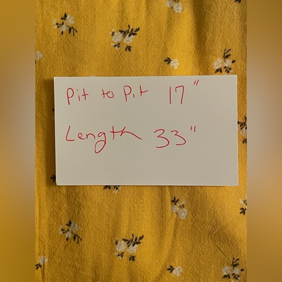 Hollister, size small, yellow sundress - Picture 5 of 5